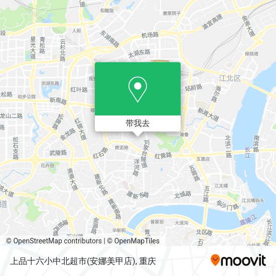 上品十六小中北超市(安娜美甲店)地图