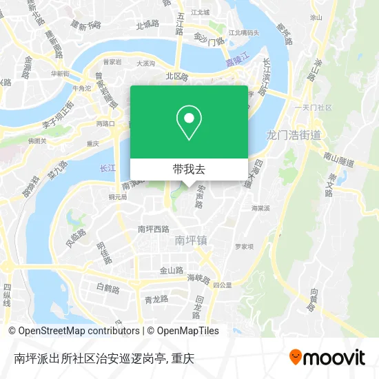 南坪派出所社区治安巡逻岗亭地图