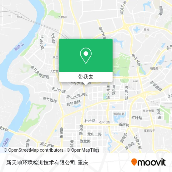 新天地环境检测技术有限公司地图