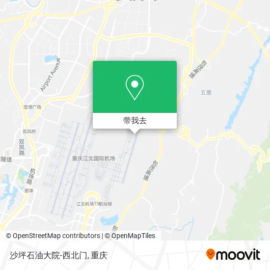 沙坪石油大院-西北门地图