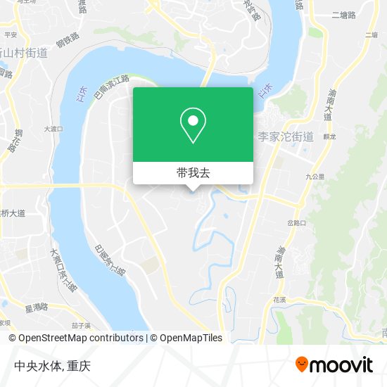 中央水体地图