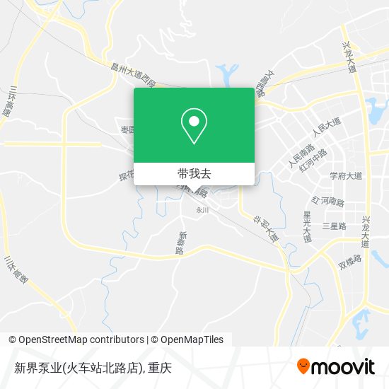 新界泵业(火车站北路店)地图