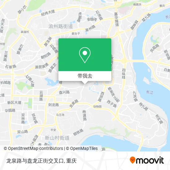 龙泉路与盘龙正街交叉口地图