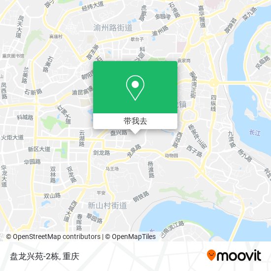 盘龙兴苑-2栋地图