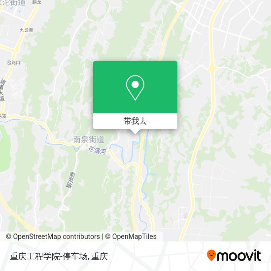 重庆工程学院-停车场地图