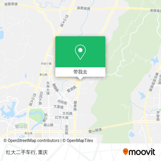 红大二手车行地图