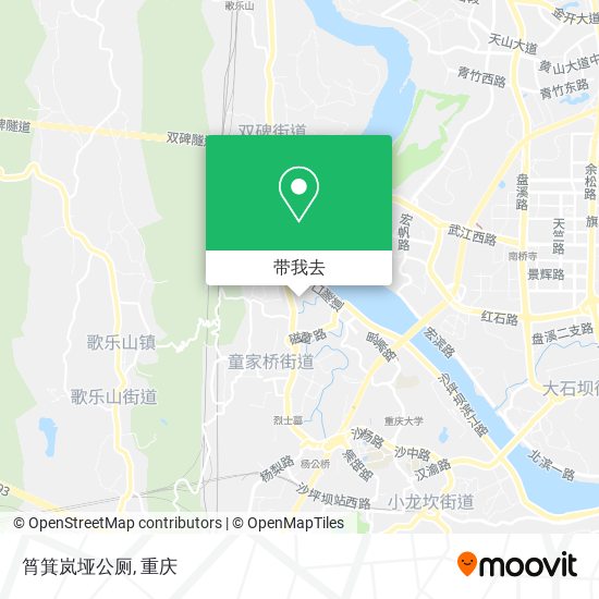 筲箕岚垭公厕地图