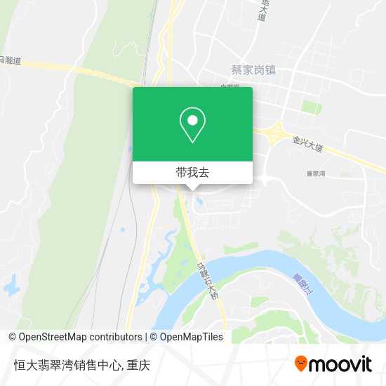 恒大翡翠湾销售中心地图
