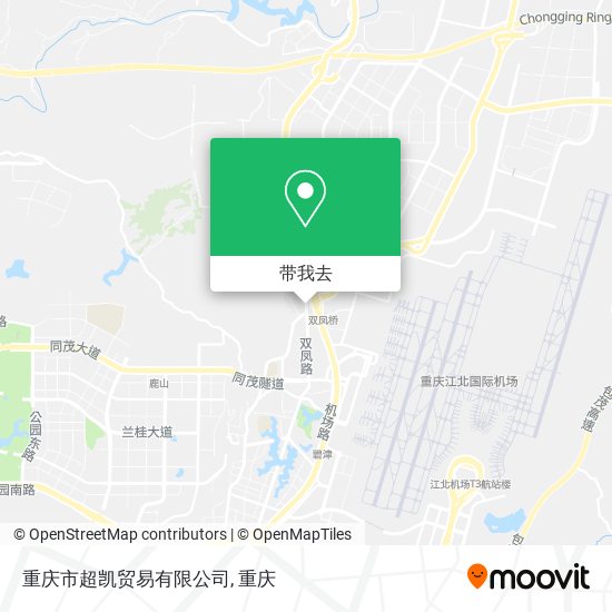 重庆市超凯贸易有限公司地图