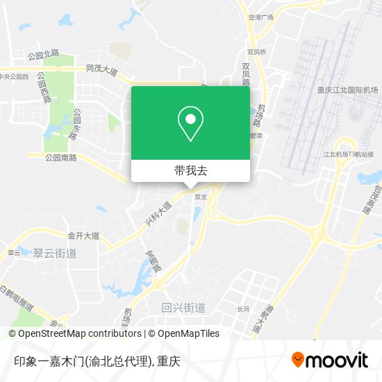 印象一嘉木门(渝北总代理)地图