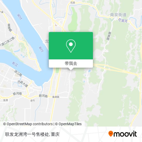 联发龙洲湾一号售楼处地图
