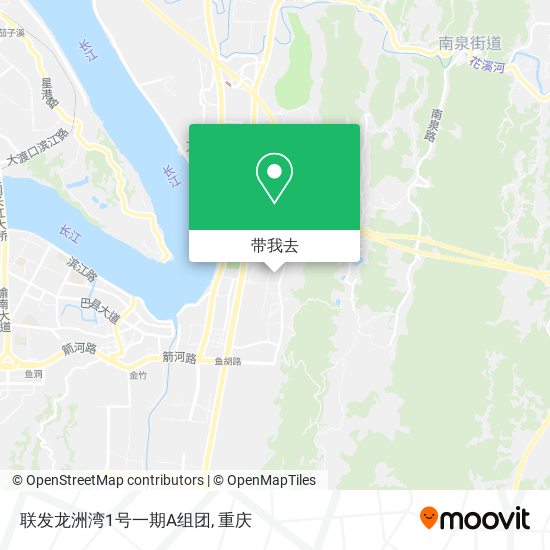 联发龙洲湾1号一期A组团地图