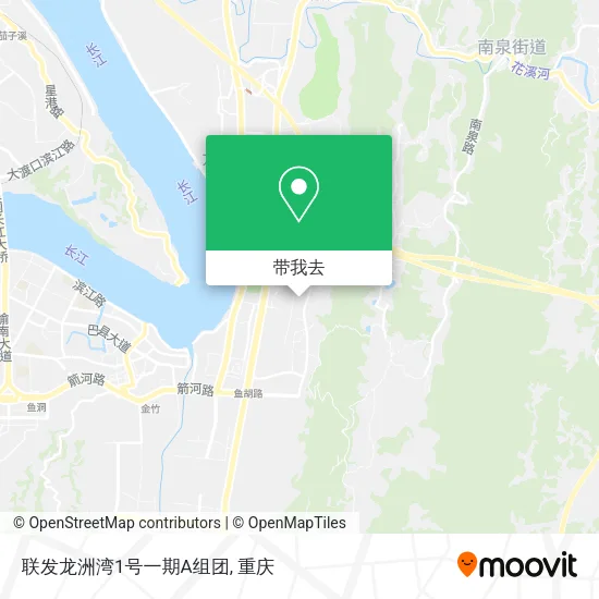 联发龙洲湾1号一期A组团地图