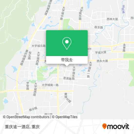 重庆途一酒店地图