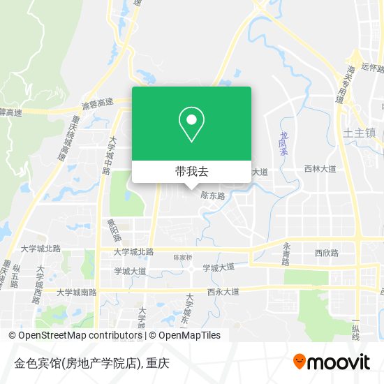 金色宾馆(房地产学院店)地图