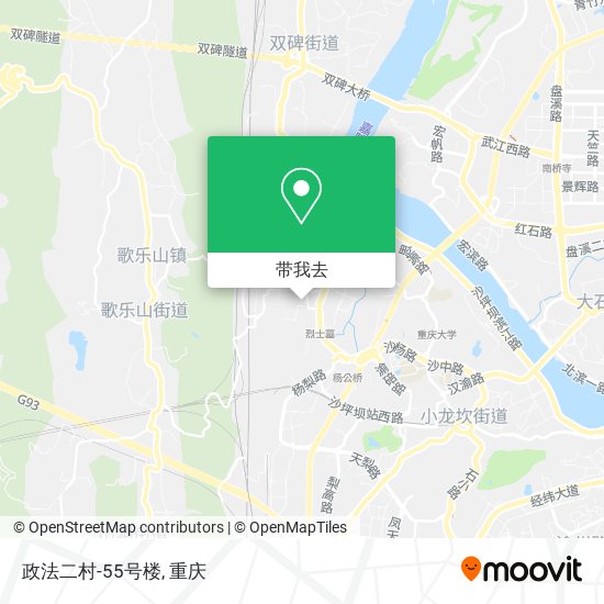 政法二村-55号楼地图