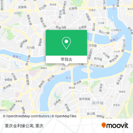 重庆金利缘公寓地图