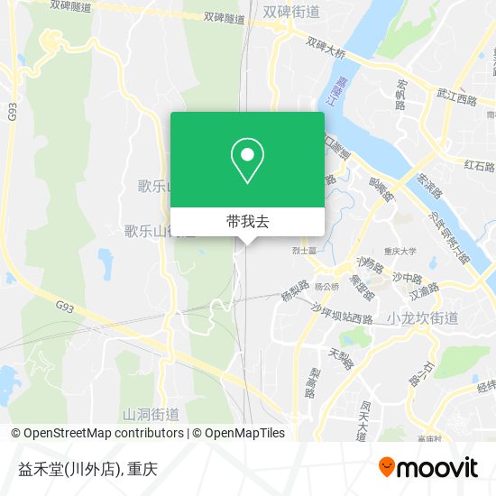 益禾堂(川外店)地图