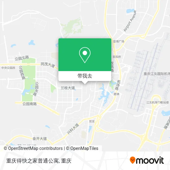 重庆得快之家普通公寓地图