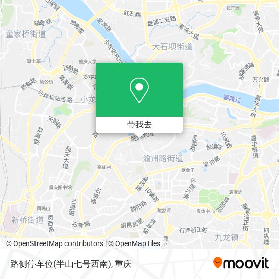 路侧停车位(半山七号西南)地图