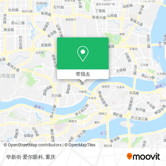 华新街·爱尔眼科地图