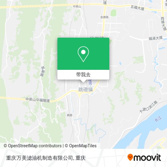 重庆万美滤油机制造有限公司地图