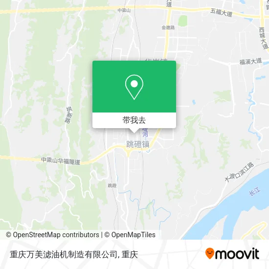 重庆万美滤油机制造有限公司地图