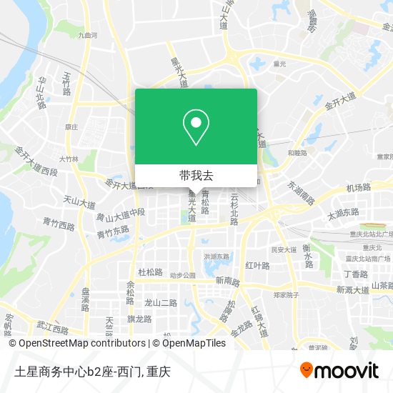 土星商务中心b2座-西门地图