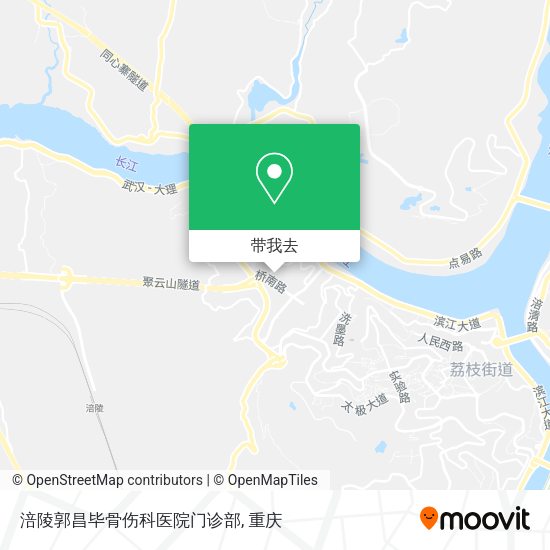 涪陵郭昌毕骨伤科医院门诊部地图