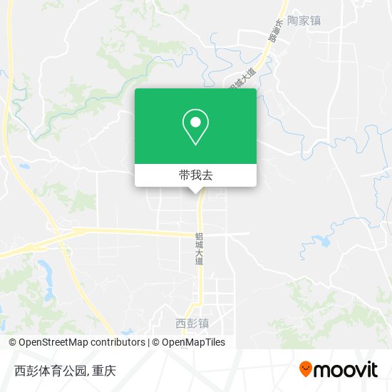 西彭体育公园地图