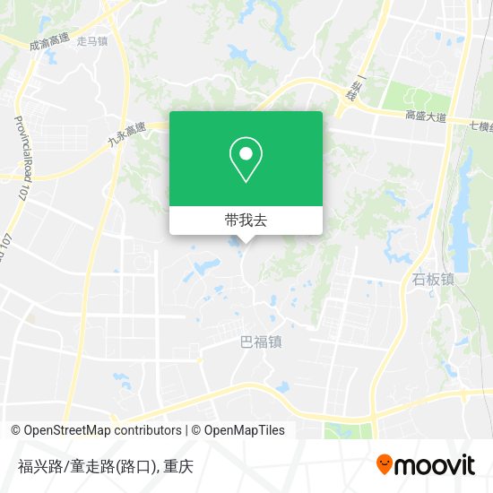 福兴路/童走路(路口)地图