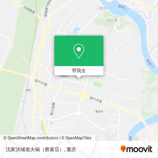 沈家洪城老火锅（蔡家店）地图