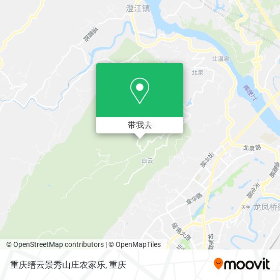 重庆缙云景秀山庄农家乐地图