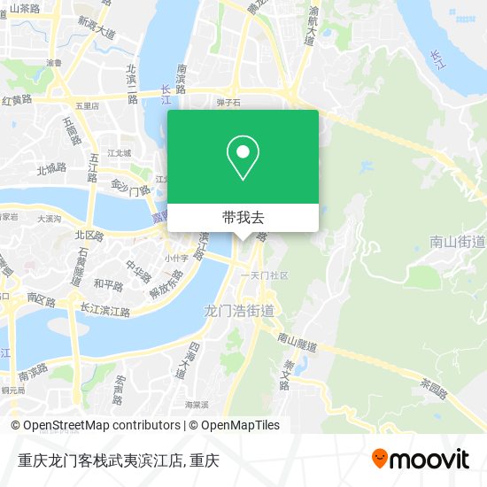 重庆龙门客栈武夷滨江店地图