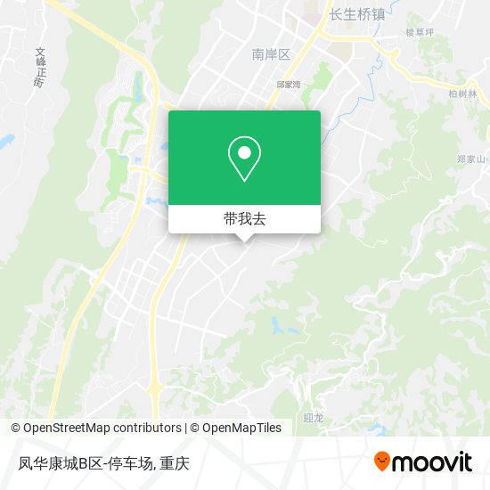 凤华康城B区-停车场地图