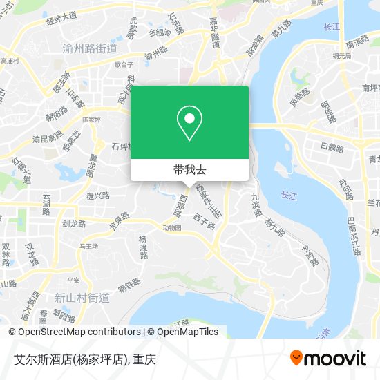 艾尔斯酒店(杨家坪店)地图