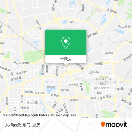 人和丽景-东门地图