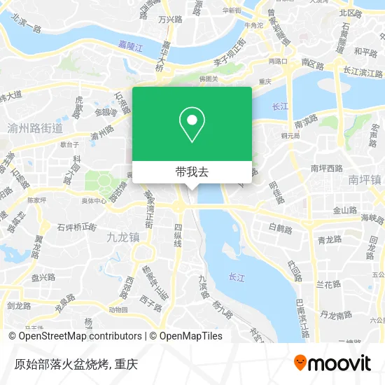 原始部落火盆烧烤地图