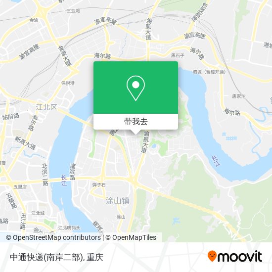中通快递(南岸二部)地图