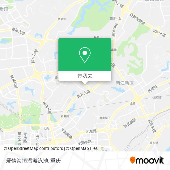 爱情海恒温游泳池地图