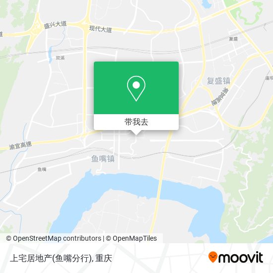 上宅居地产(鱼嘴分行)地图