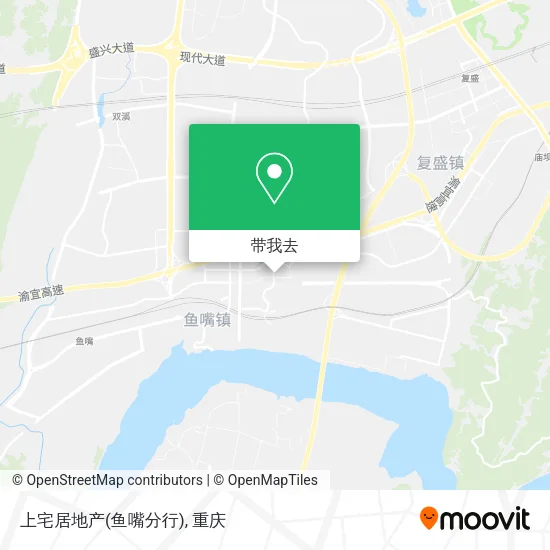 上宅居地产(鱼嘴分行)地图