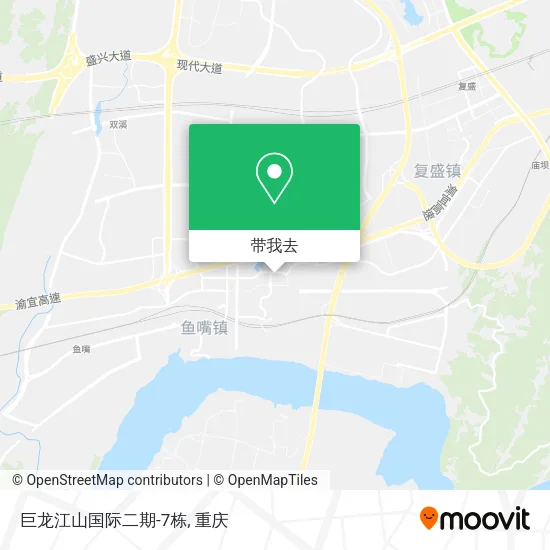 巨龙江山国际二期-7栋地图