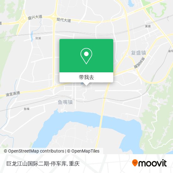 巨龙江山国际二期-停车库地图