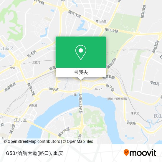 G50/渝航大道(路口)地图