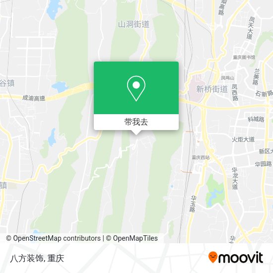八方装饰地图