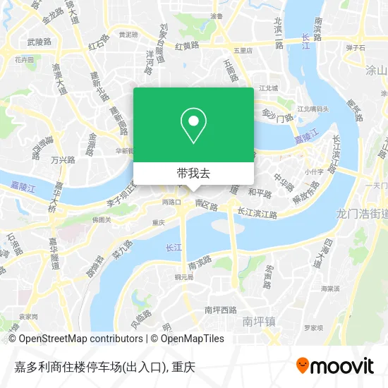 嘉多利商住楼停车场(出入口)地图