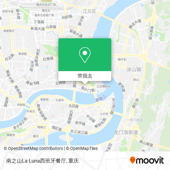 南之山La Luna西班牙餐厅地图