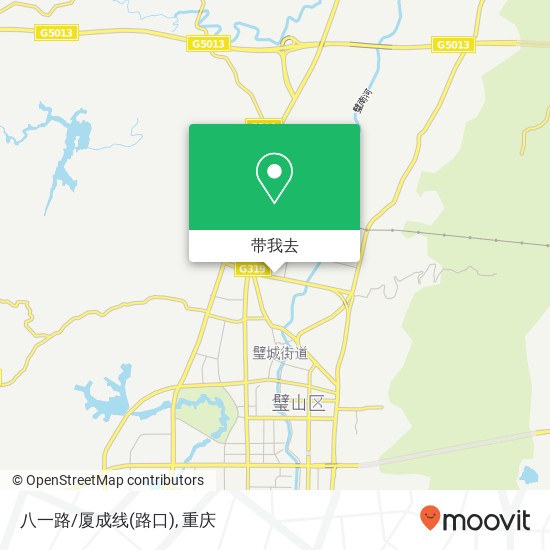 八一路/厦成线(路口)地图