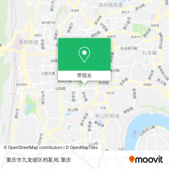 重庆市九龙坡区档案局地图
